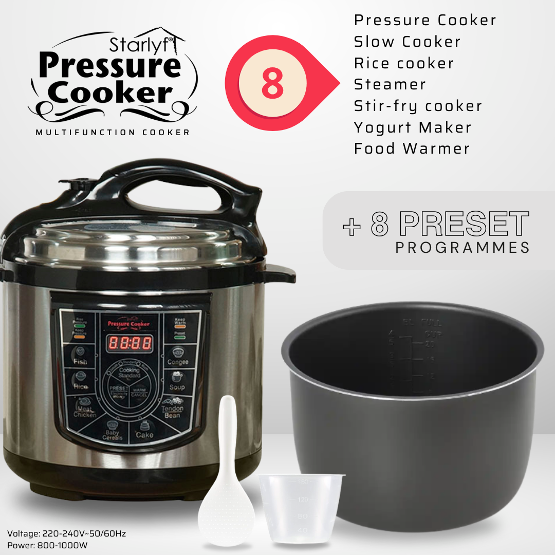 Panela de Pressão Elétrica STARLYF Multicooker 4L